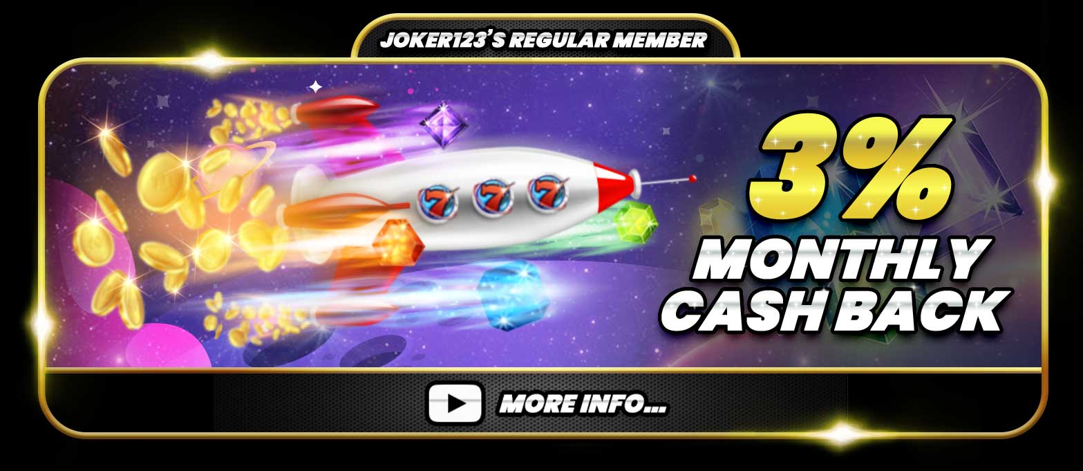 Cashback bonus banner slot game